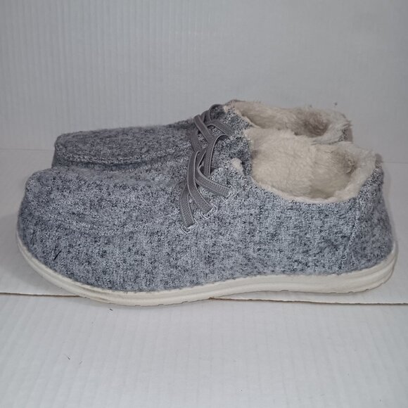 TOMMY BAHAMA MEN'S FAUX FUR LINED CASUAL SLIP ON SNEAKERS  HEY DUDE STYLE - Picture 4 of 10